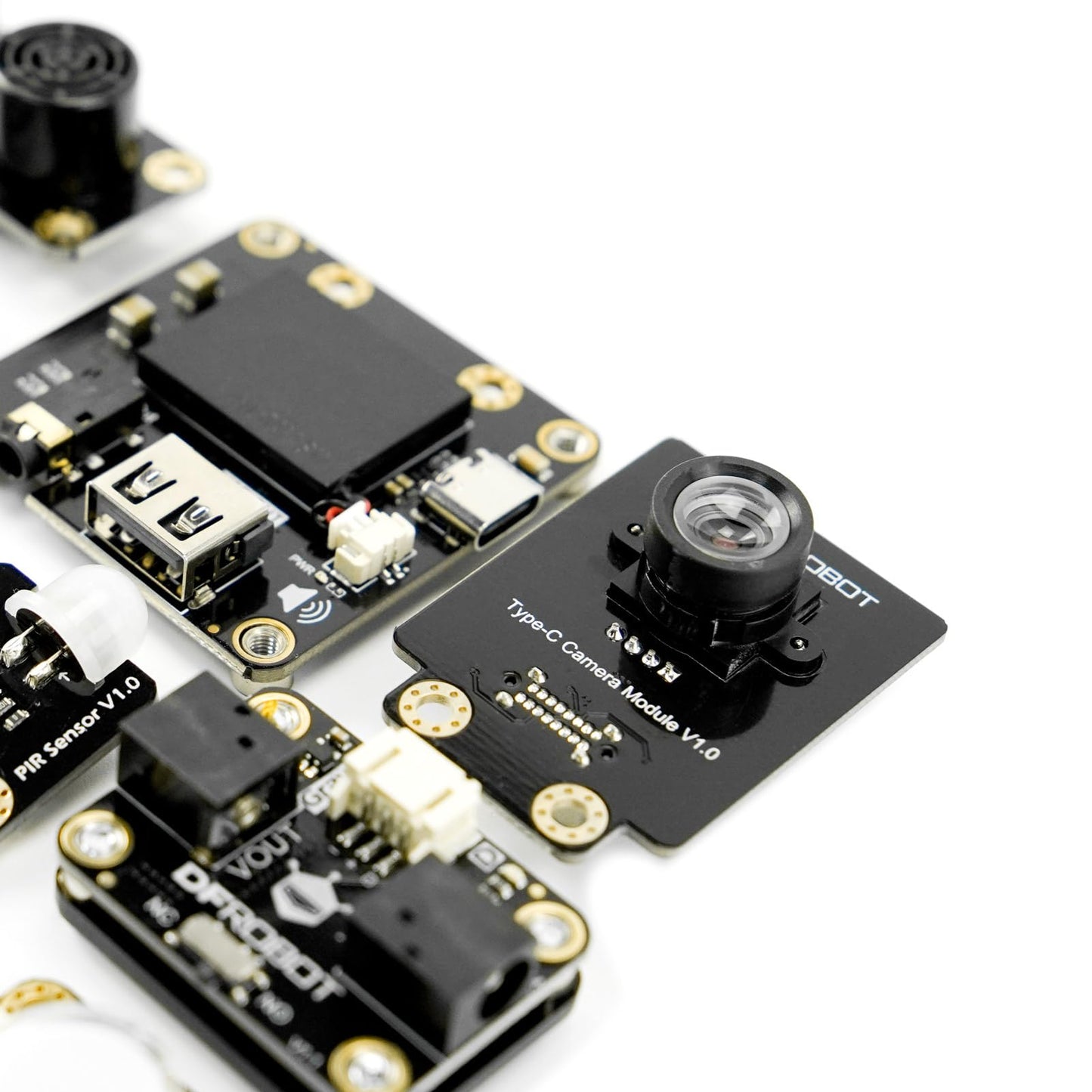 Python Starter Kit for UNIHIKER M10 (Board Not Included) | 15 Structured Lessons for STEM | Learn AI & IoT Programming | with Solderless Plug-and-Play Sensors