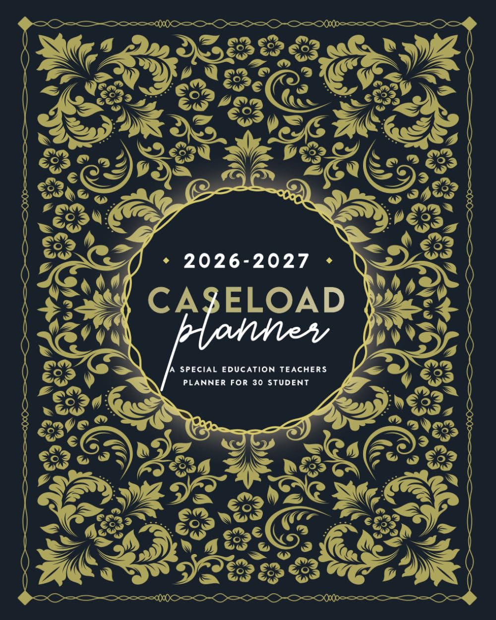 IEP Caseload: The Comprehensive IEP Lesson Planner for Special Educators in Caseload Academic Year | Pretty Vintage Flowers