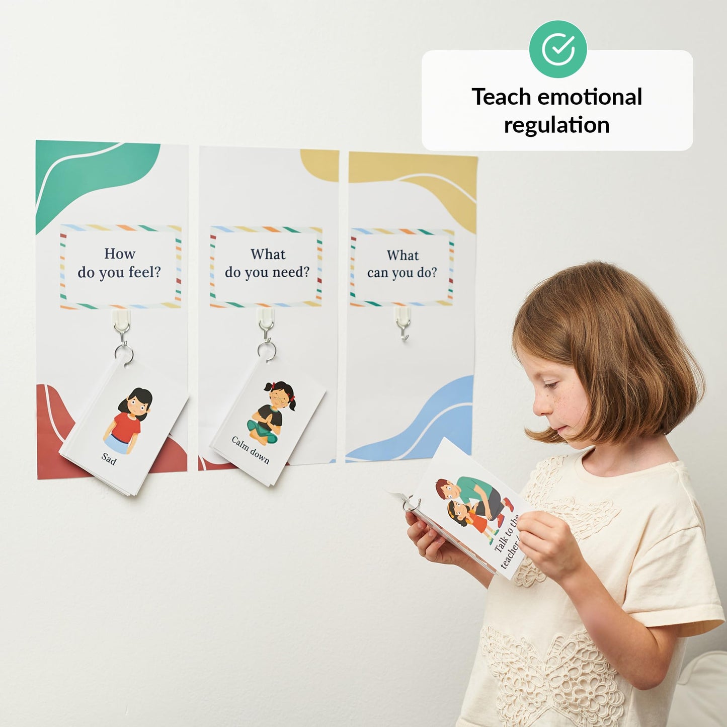 ODOXIA Calm Down Corner | Classroom and Special Education Must Haves | School Items for Kids | Kit with Sensory Mats, Posters, Solutions Wall, Sensory Toys