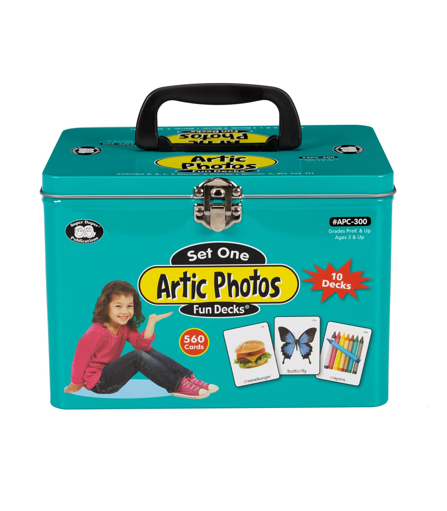 Super Duper Publications | Set of 10 Articulation Photo Flash Cards Fun Decks (Combo Set One) - New Revised Color Photos | Speech Therapy | Educational Learning Resource for Children