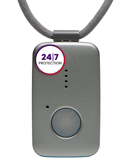 Medical Guardian MGMini | Get Help Instantly & Stay Independent | Medical Alert Device for Seniors | 24/7 Monitoring, GPS Tracking, Emergency Button | Subscription Required | Silver
