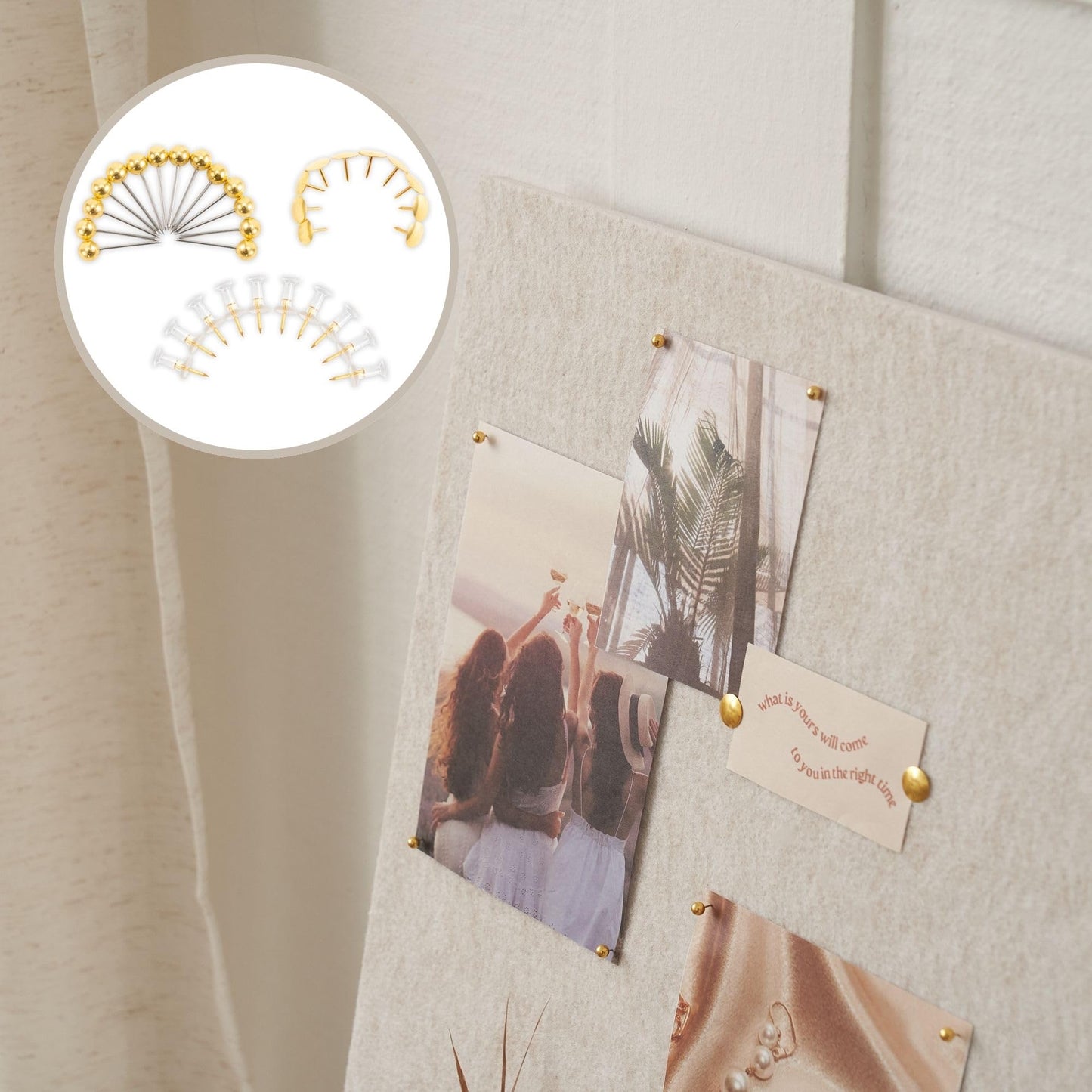 Inspirational Vision Board Kit – Complete Set with Vision Board Book & Felt Board, Motivational Pictures & Quotes to Map Your Goals & Dreams - The Perfect Supplies to Visualize Goal Setting & Success