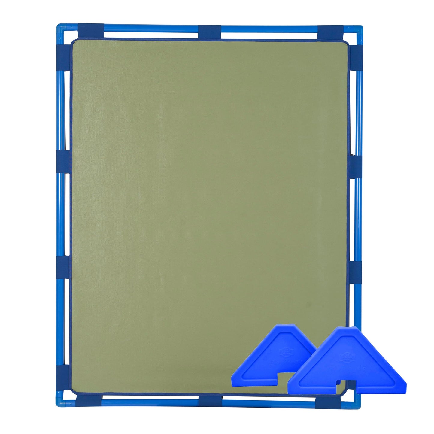 Children's Factory Big Screen PlayPanel, Kids Room Divider, Classroom Privacy Screen, Cantilever Feet Included, Sage