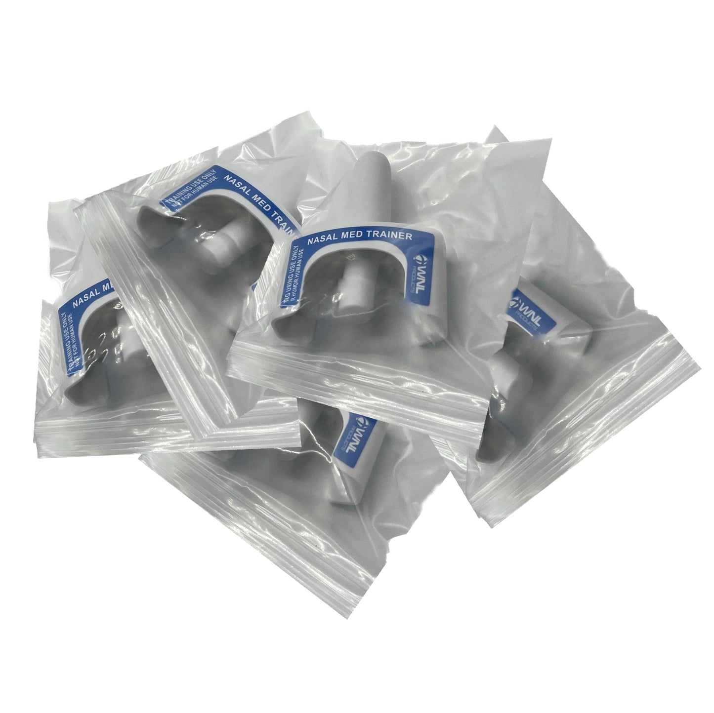 WNL Products 5000NMT Nasal Med Trainer, Naloxone Training Device, for use in Educational Narcan Training Only, Contains No Medicine - 5 Pack