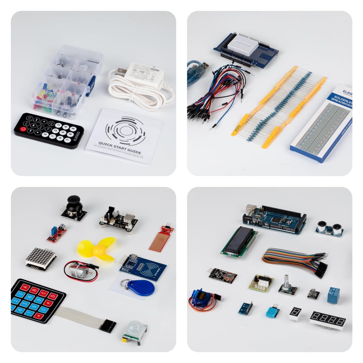 ELEGOO Mega R3 Project The Most Complete Ultimate Starter Kit with Tutorial Compatible with Arduino IDE