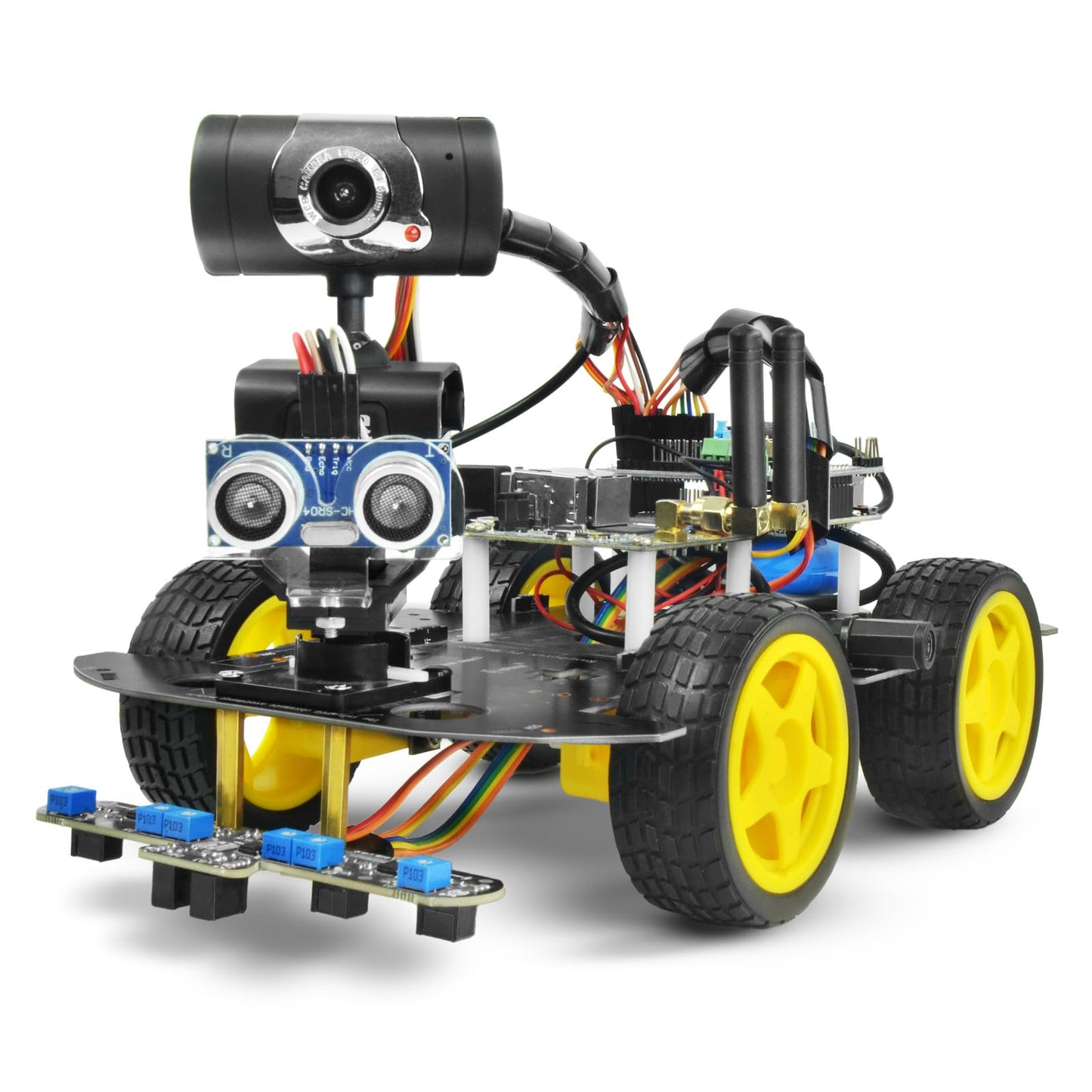 Robot Car Kit for Arduino Robotics Kit for Adults Smart Car Robot Teen Gifts Programable Robot DIY for STEM Education