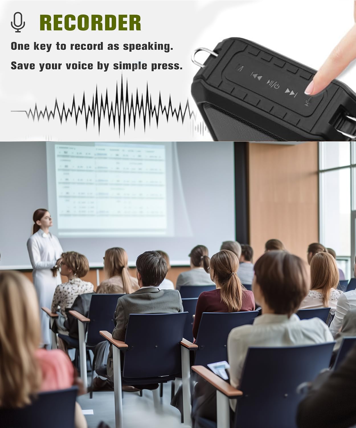 SHIDU Voice Amplifier for Teacher with Portable Microphone and Speaker, 18W Microphone with Speaker with Wired Mic Headset, IPX5 Waterproof Bluetooth Speaker Systems for Guide, Coach (NOT Wireless)