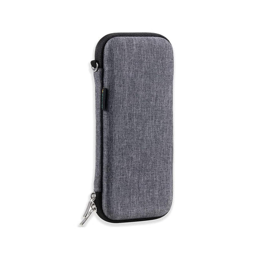 iDream365 Upgraded Hard Pencil Case Box for Adults,Durable Pen Carrying Case with Zipper-Gray