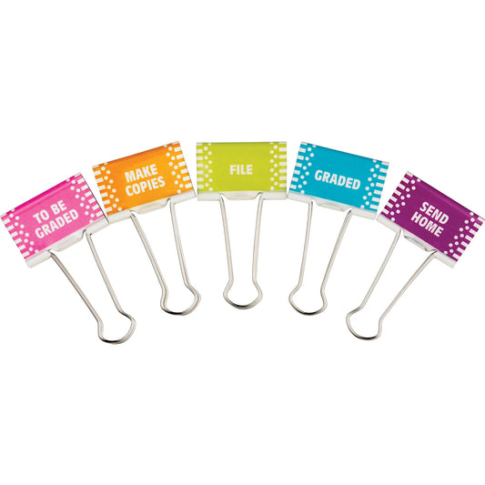 Teacher Created Resources Classroom Management Large Binder Clips (20690)