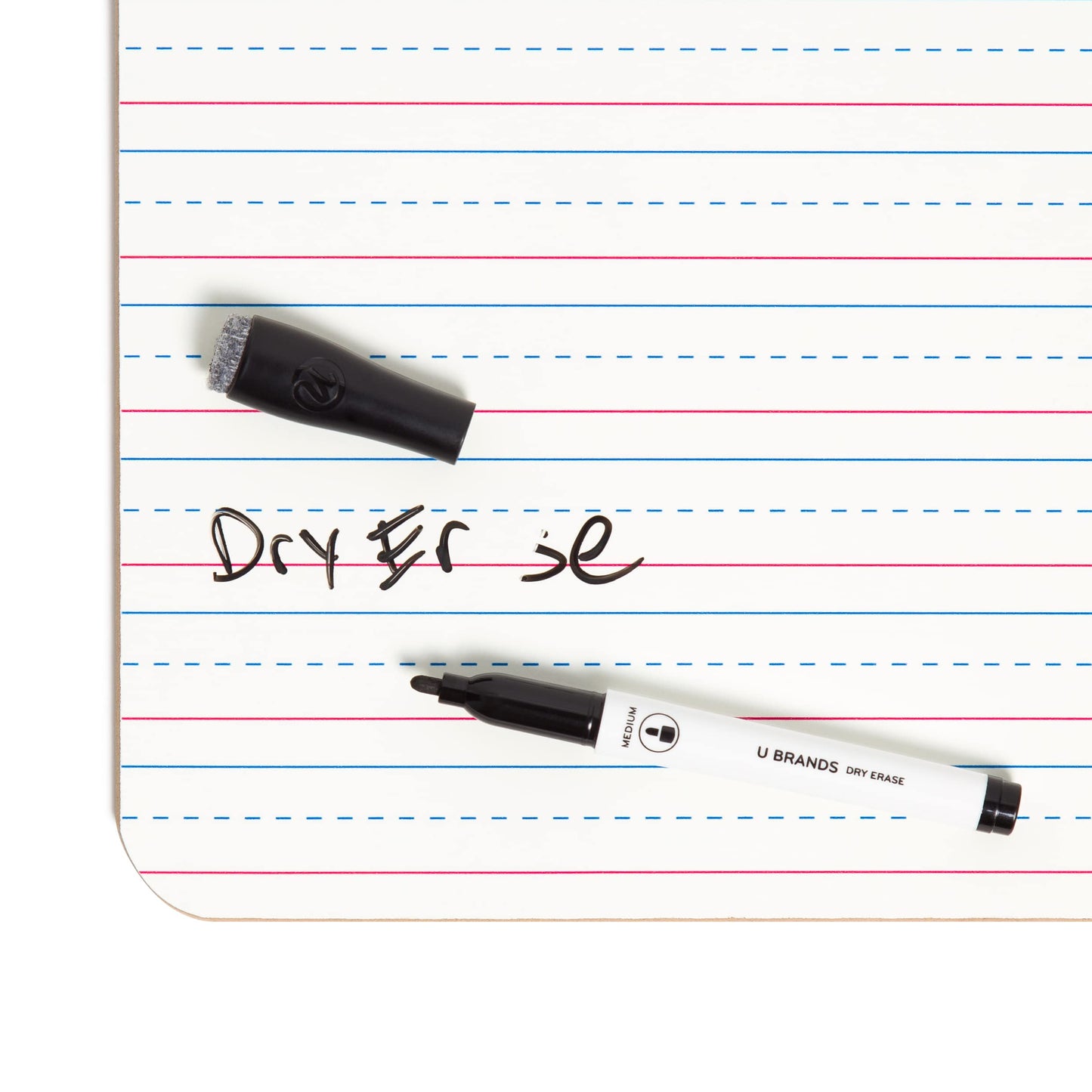 U Brands Dry Erase Lapboards, 10 Pack, 9" x 12", Double-Sided Small Whiteboards for School, Student Lapboards for Classroom, School & Homeschool Supplies, Portable Mini Whiteboard Set