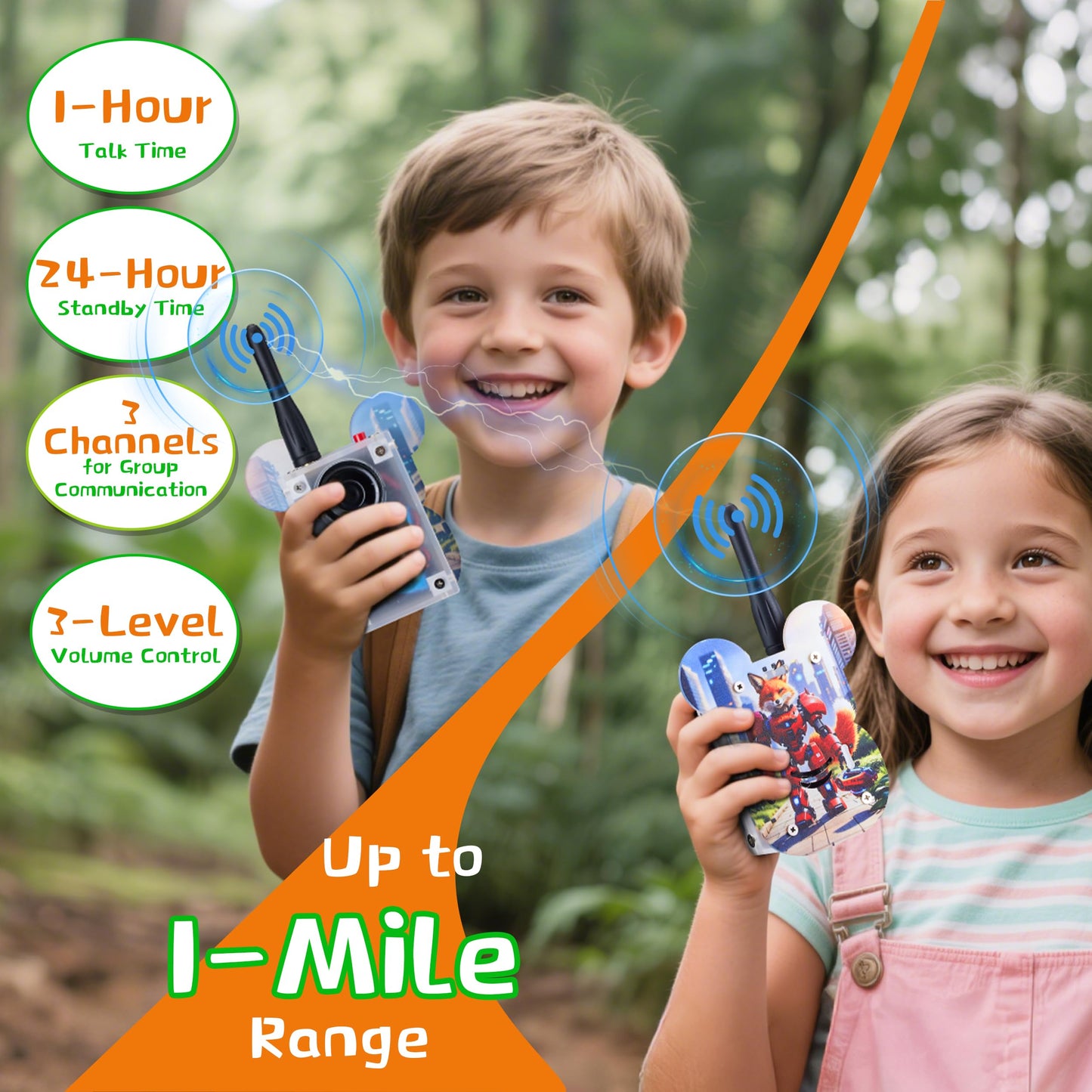 eUda+ STEM Walkie-Talkies Kit for 8-13-15-17+ Boys & Girls Stem Kits for Kids Age 8-10-12-14-16-18+ Science Experiments for Kids 9-12 DIY Kits for Kids Teenage Girl Gifts (Assembly Version, BTC)