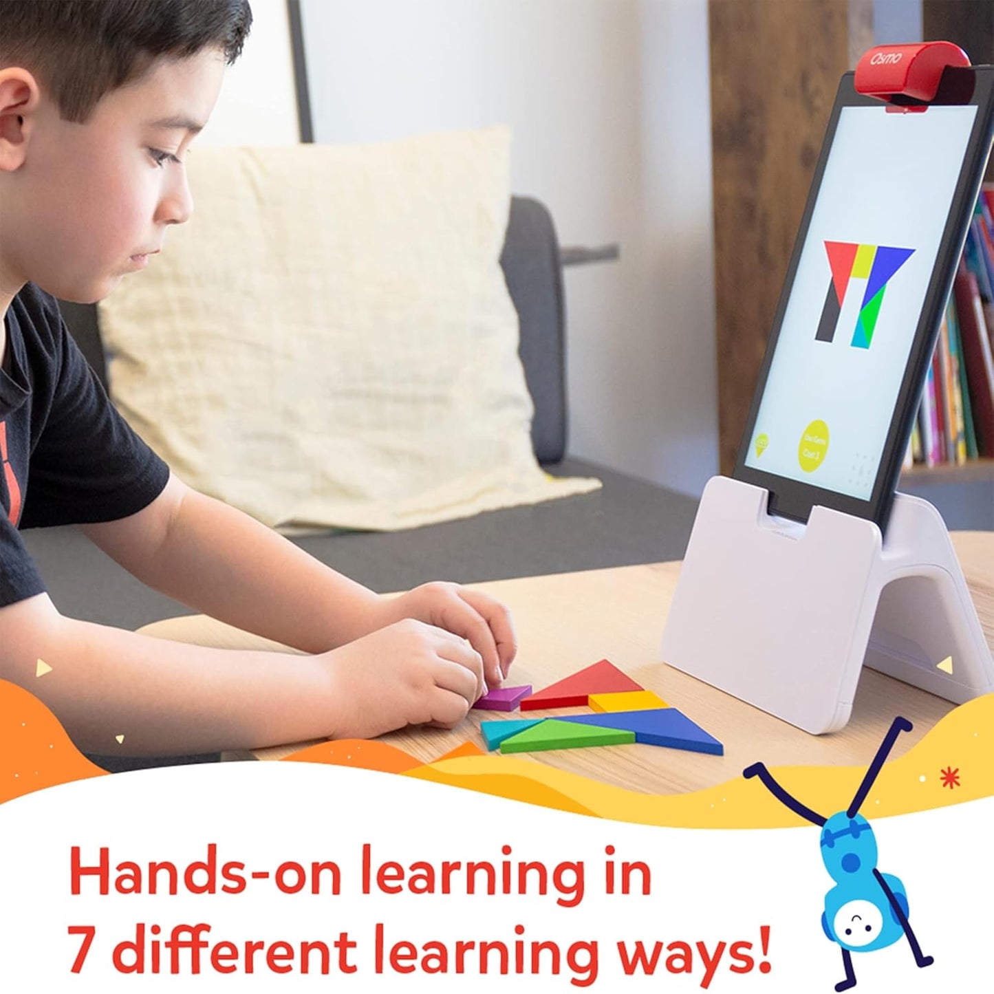 Osmo Genius Starter Kit for Kids Ages 6–10 | 7 Educational Learning Games | Fire Tablet Compatible | Latest Version | Educational STEM Learning System | Base Included