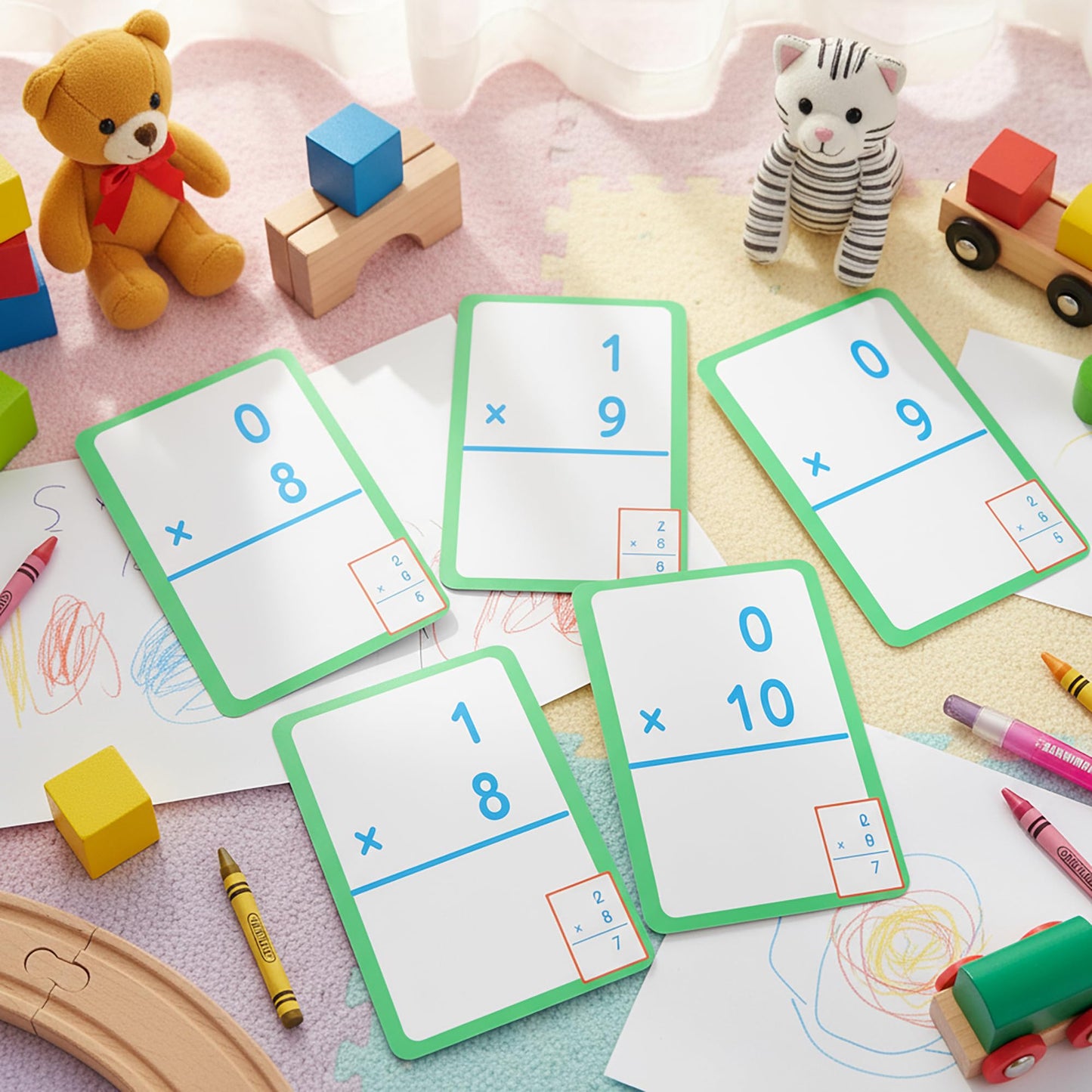 BAZIC Products Multiplication Flash Cards, 36 Cards, Ages 8+, Case of 72