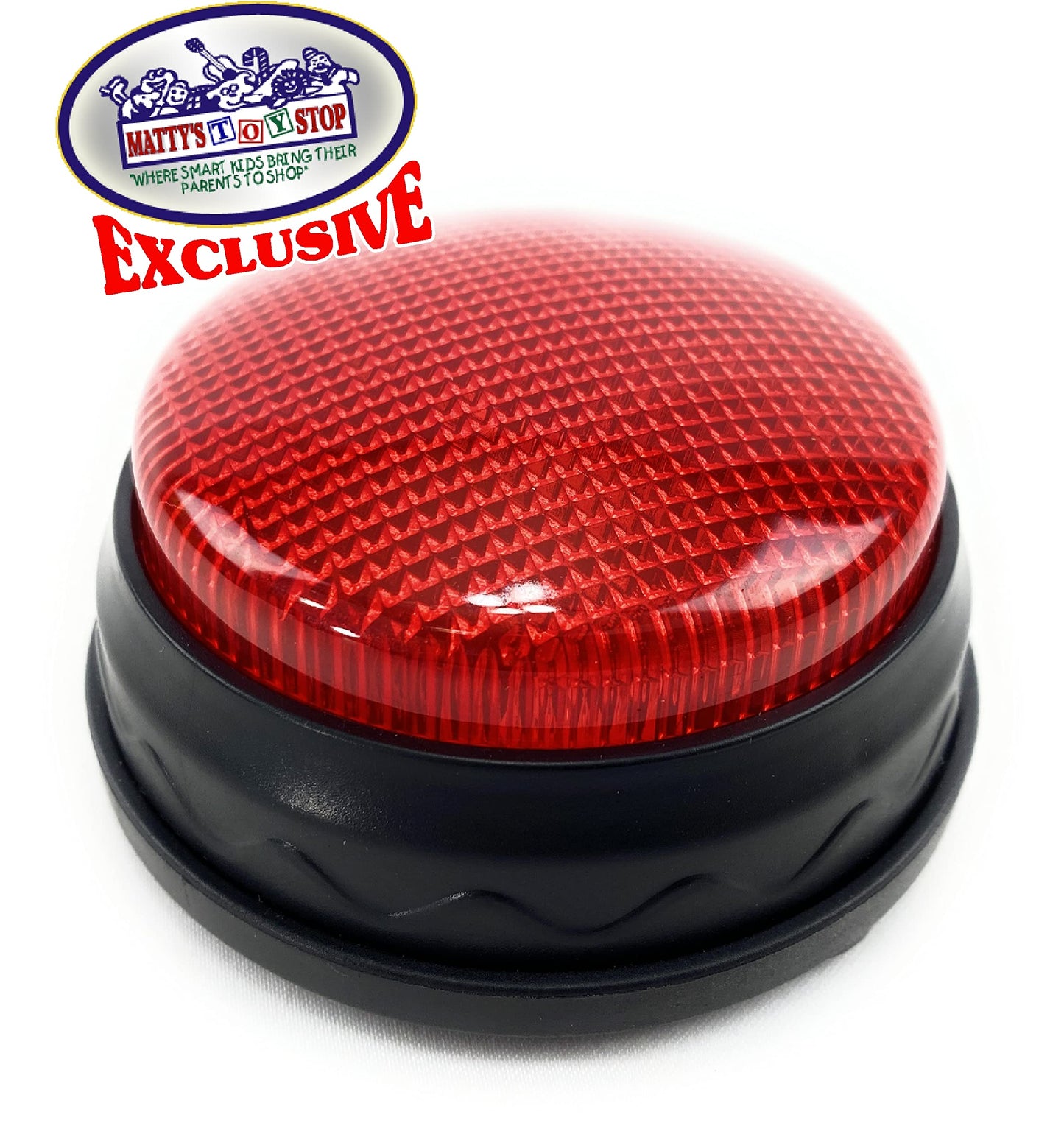 Matty's Toy Stop Lights & Sounds Electronic 3 Mode Red & Blue Game Answer Buzzer and Count Down Timer Gift Set Bundle (Perfect for Games, Classrooms, etc.) - 2 Pack