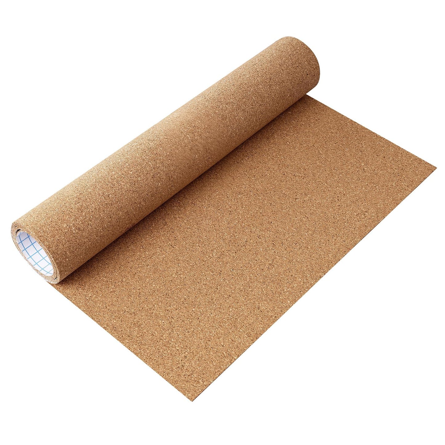 ReWallpaper Bulletin Board Corkboard Roll 17.3in x 3.9ft 3mm Thick Peel and Stick Corkboard for Wall Notes Photos Kids Art Classroom Home Office Memo Display Easy Grid Cut Daily Planner Center Zone