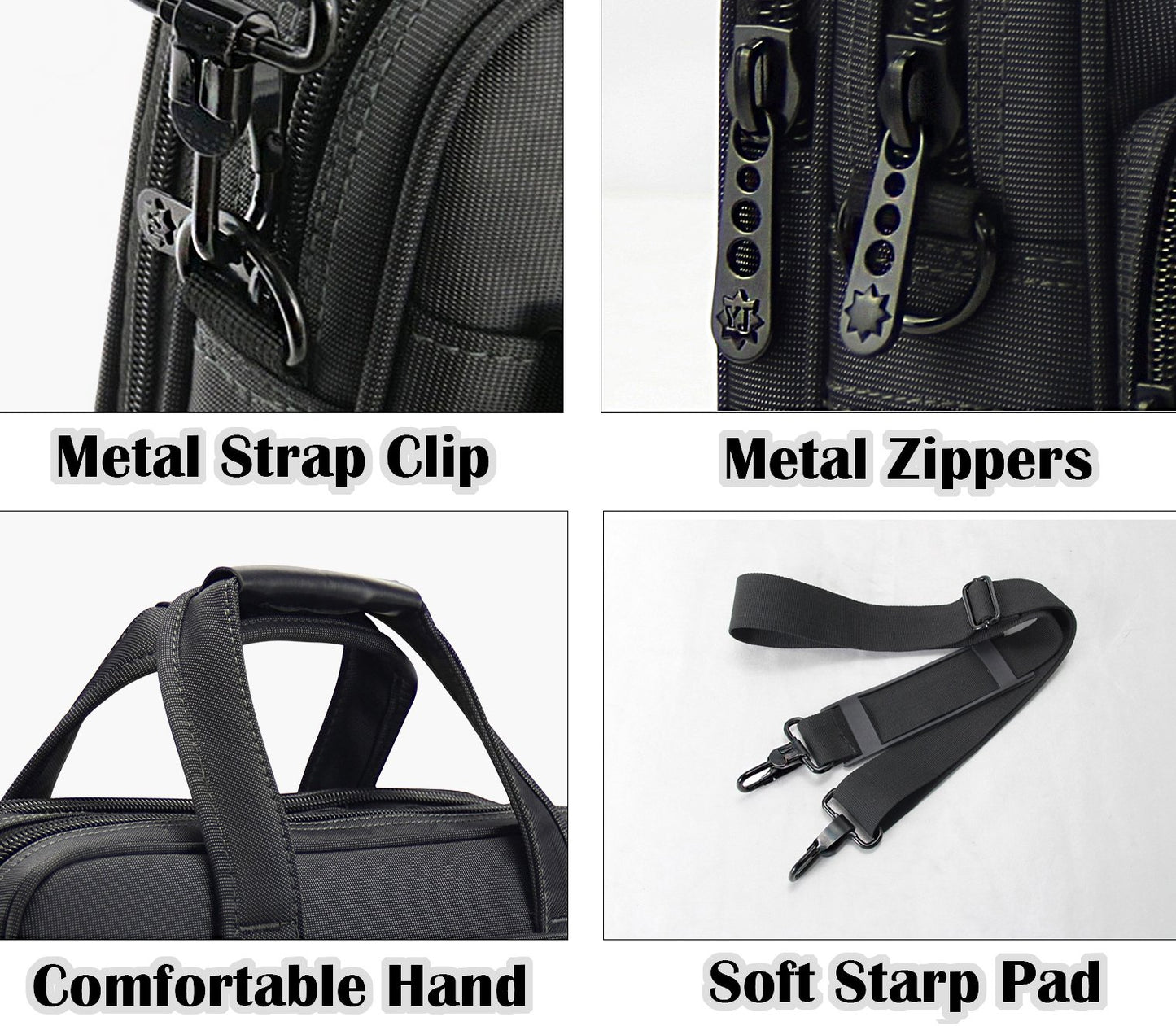 Briefcase Bag 15.6 Inch Laptop Messenger Bag Business Office Bag for Men Women, Shoulder Bag fit for Computer Notebook MacBook Hp Dell Lenovo Asus Apple