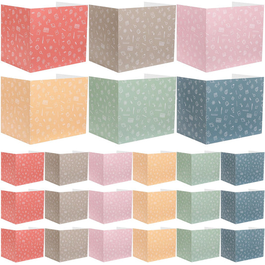 SATINIOR 24 Pcs Privacy Folders for Students, Desk Dividers for Classroom Testing, Student Privacy Boards Classroom Must Have, 12 Colors Study Panel for School Teacher Supplies(Morandi Style)