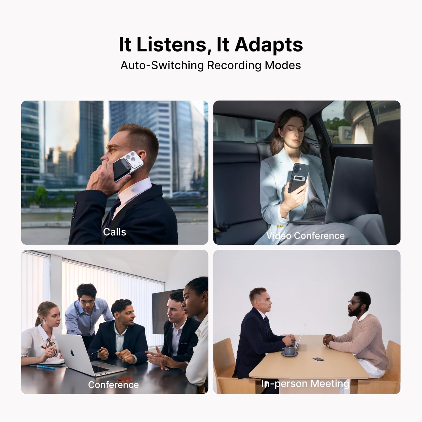 Comulytic Note Pro AI Voice Recorder, Unlimited Transcribe & Summarize, AI Note Taking Recording Device w/Case, App Control, 113 Languages for Calls, Meetings, Lectures, Interviews, Black