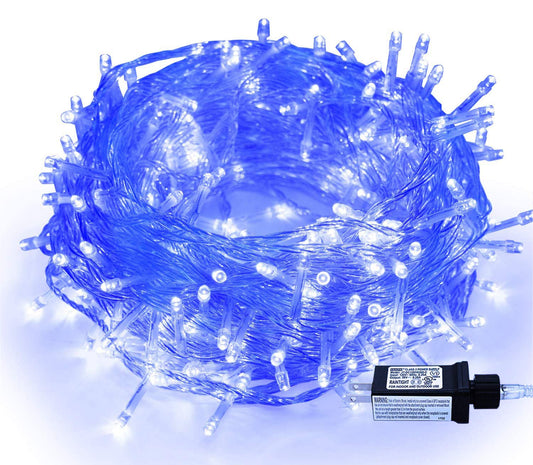 Epesl Christmas Indoor Lights - 320 LEDs, 115ft, Blue, Waterproof, 8 Modes, Model TW-32LEDSL-US-Blue, Ideal for Decor
