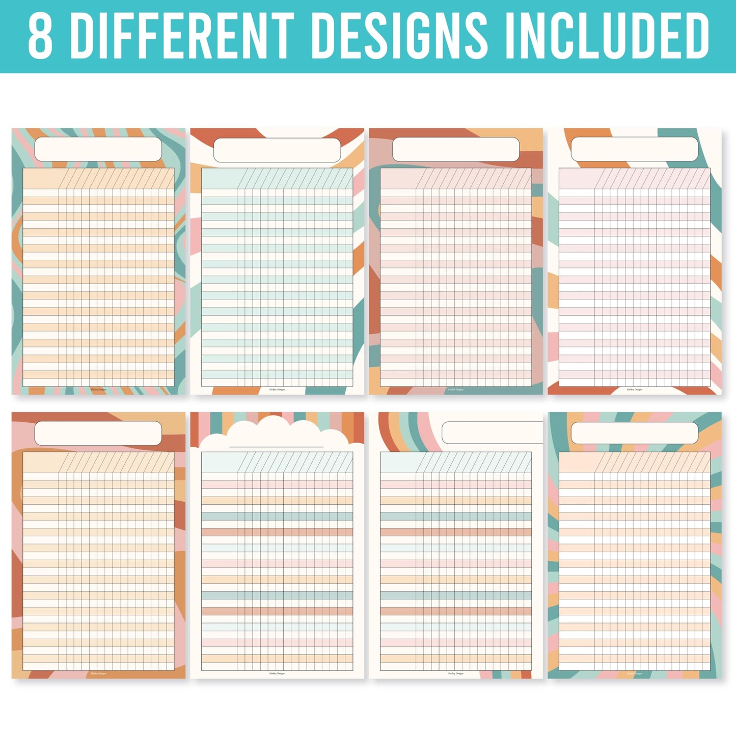 Attendance Chart for Classroom Management - 8 Incentive Chart for Classroom Essentials, 11x17 Student Behavior Charts and Homework Tracker, Teachers Class Attendance and Assignments Log