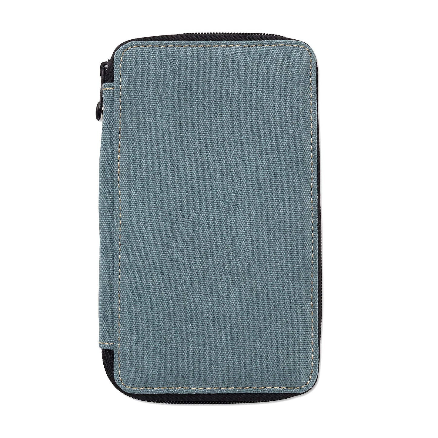 Speedball Art Products 258240 24 Pencil Storage Canvas Pencil Case, Steel Blue