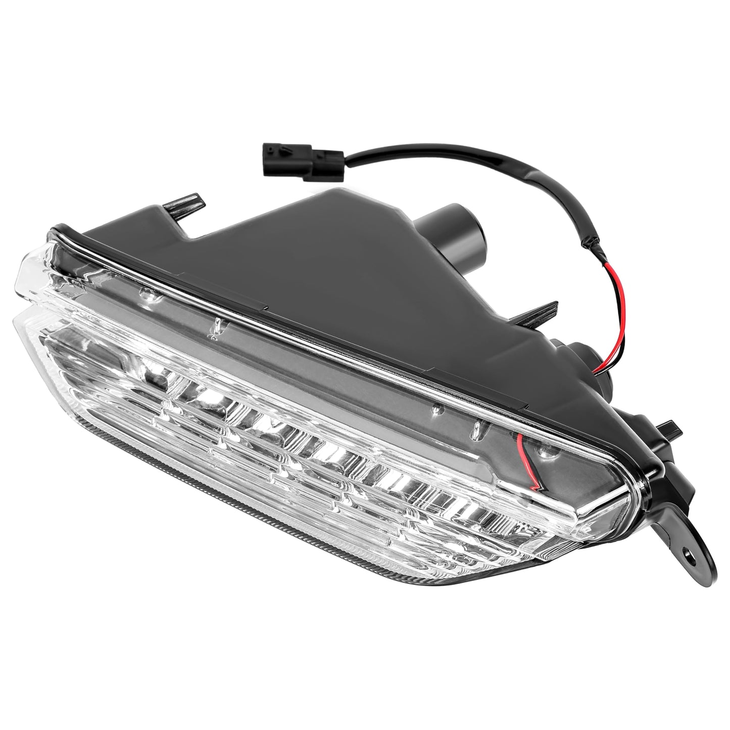 HECASA Daytime Running Light Left for 2016-2017 Infiniti QX50, LED DRL Lamp, Clear Lens, Model MO-3461