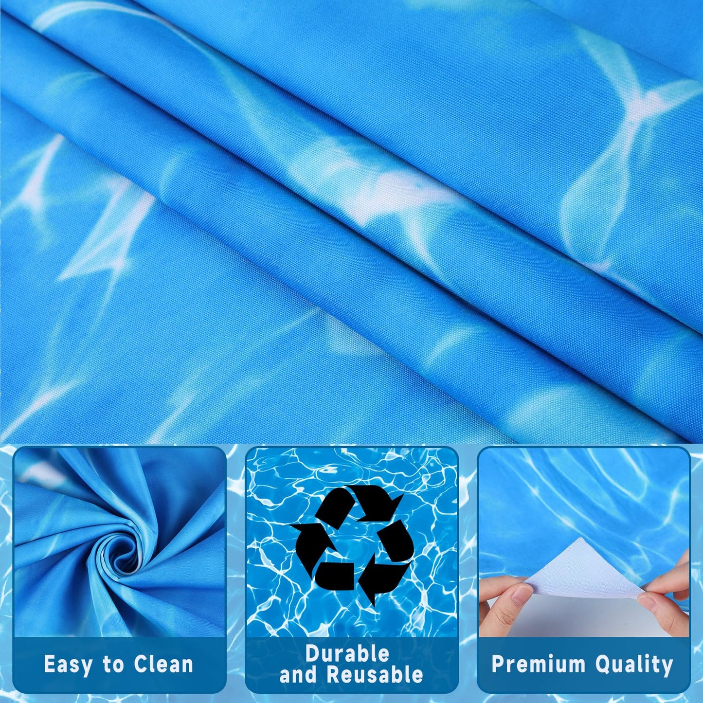 CHUNNIN Under The Sea Bulletin Board Decoration Ocean Theme Bulletin Board Background Creative Classroom Decor Arts Crafts Classroom Home Wall Decor Education Back to School Display Supplies