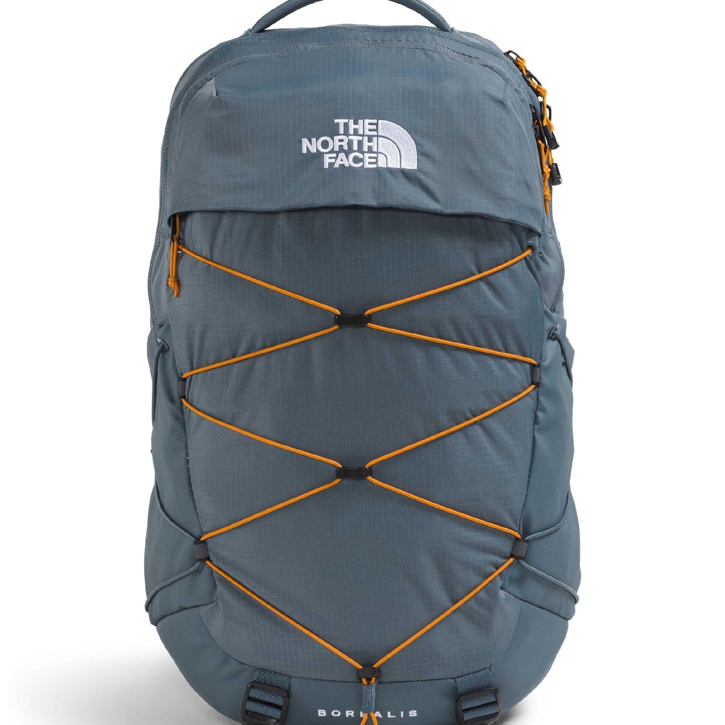 The North Face Borealis Commuter Laptop Backpack - Water Repellent, Laptop Sleeve, Large Main Compartment, Granite Grey/Dust Orange, One Size