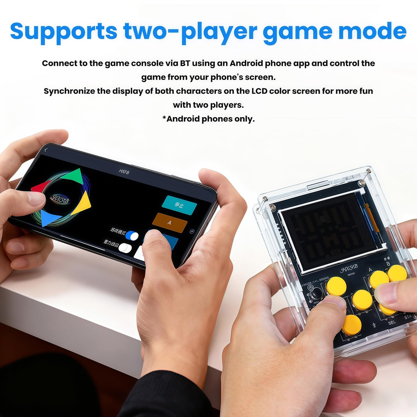 DIY Soldering Project AI Chatbot Game Console Kit Electronic Soldering Kit with Classic Game Weather Clock Music Spectrum