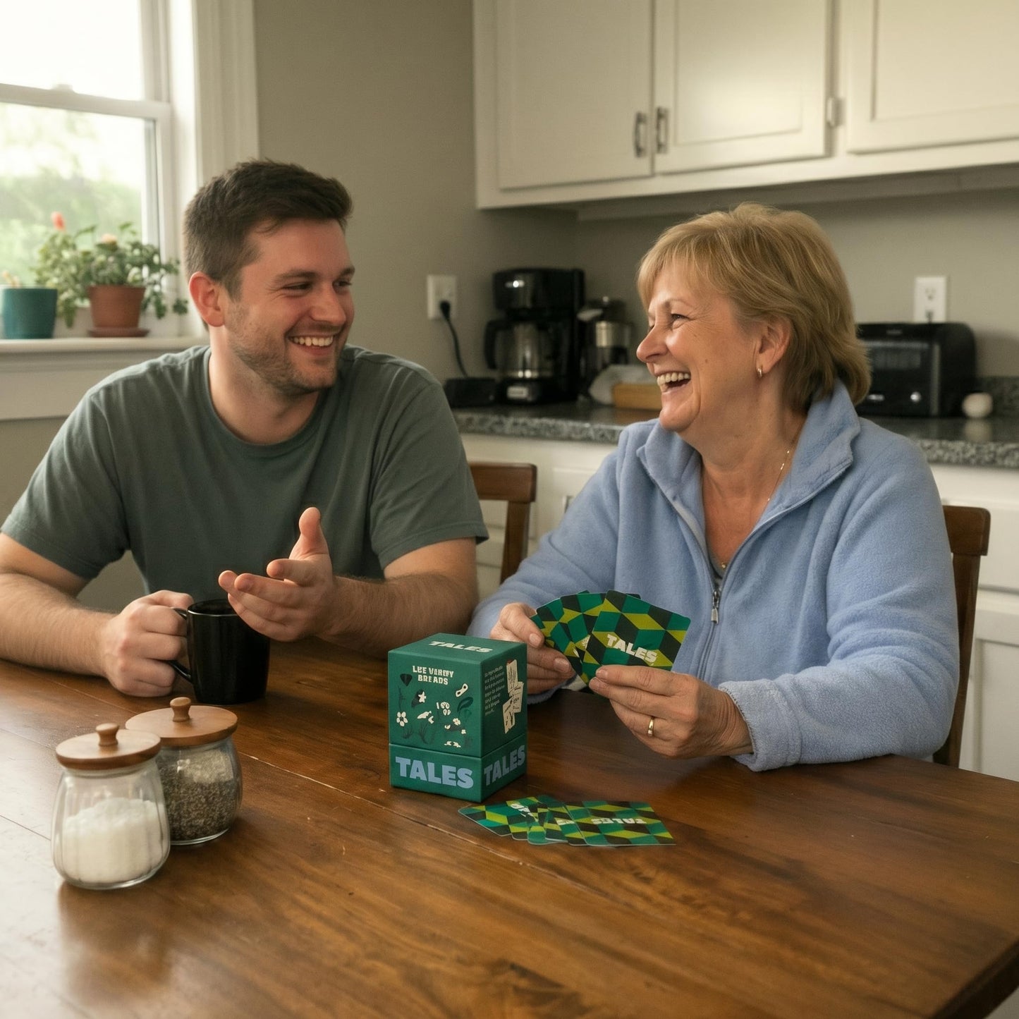 TALES 150 Life Story Interview Kit, Conversation Cards, for Grandparents, Parents, Families, Adults, Game Night, Road Trips, Dinner Table, Getting to Know You (New Edition)