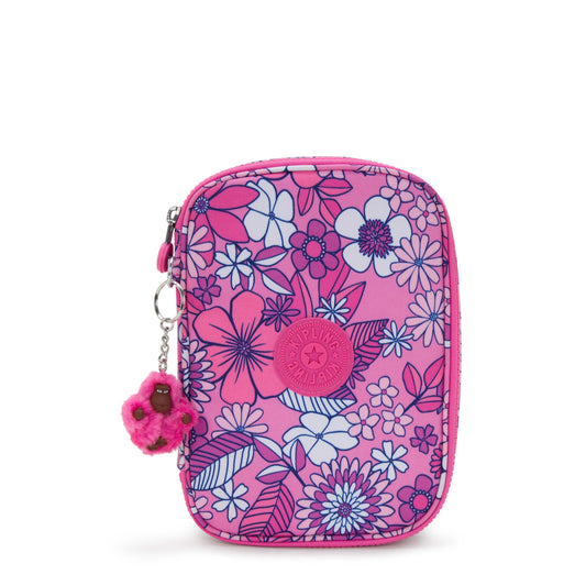 Kipling Women's 100 Pens Printed Case, Organize Accessories, Art Supplies, Makeup, Travel Organizer