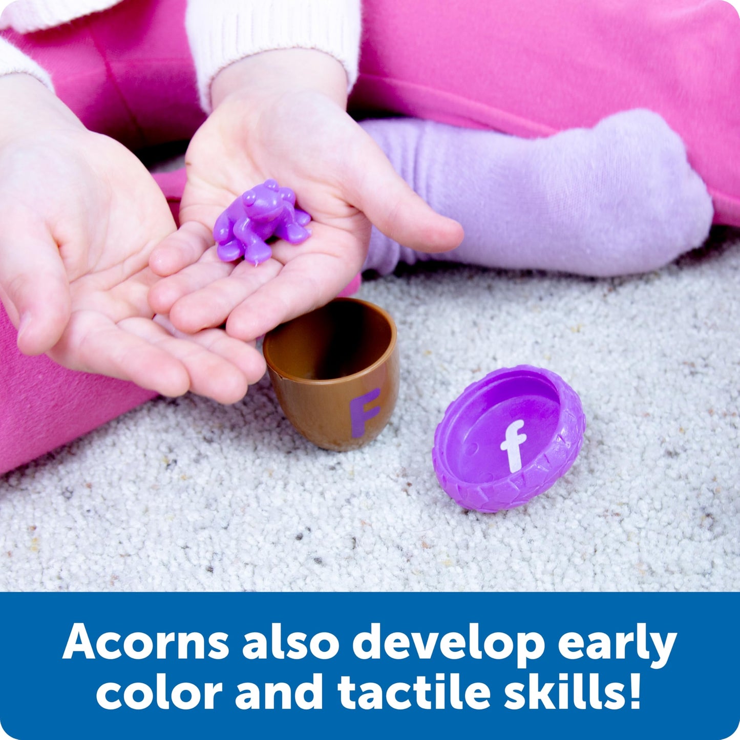 Learning Resources Alphabet Acorns Activity Set - ABC Puzzle, Preschool Learning Activities, Speech Therapy Materials, Manipulatives for Preschoolers, Fine Motor Skills