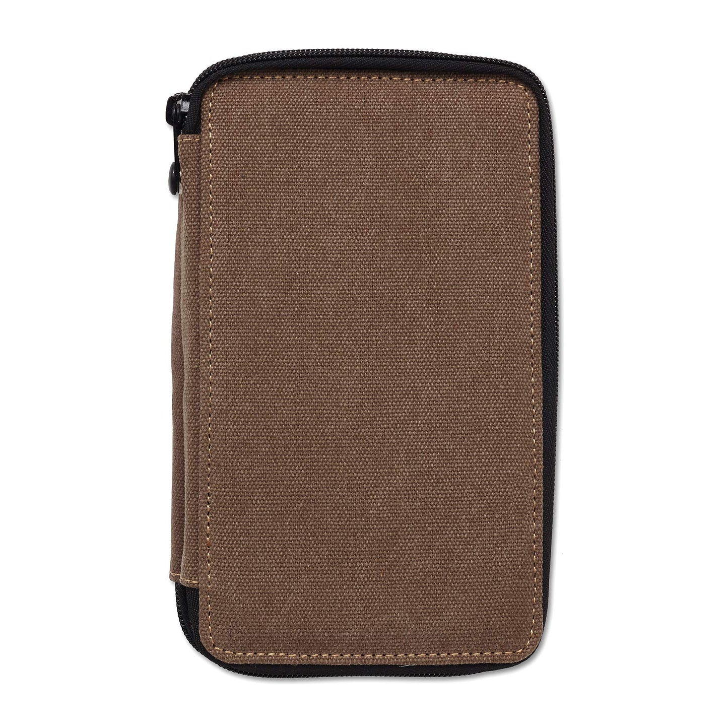 Speedball Art Products 252480 48 Pencil Storage Canvas Pencil Case, Chocolate