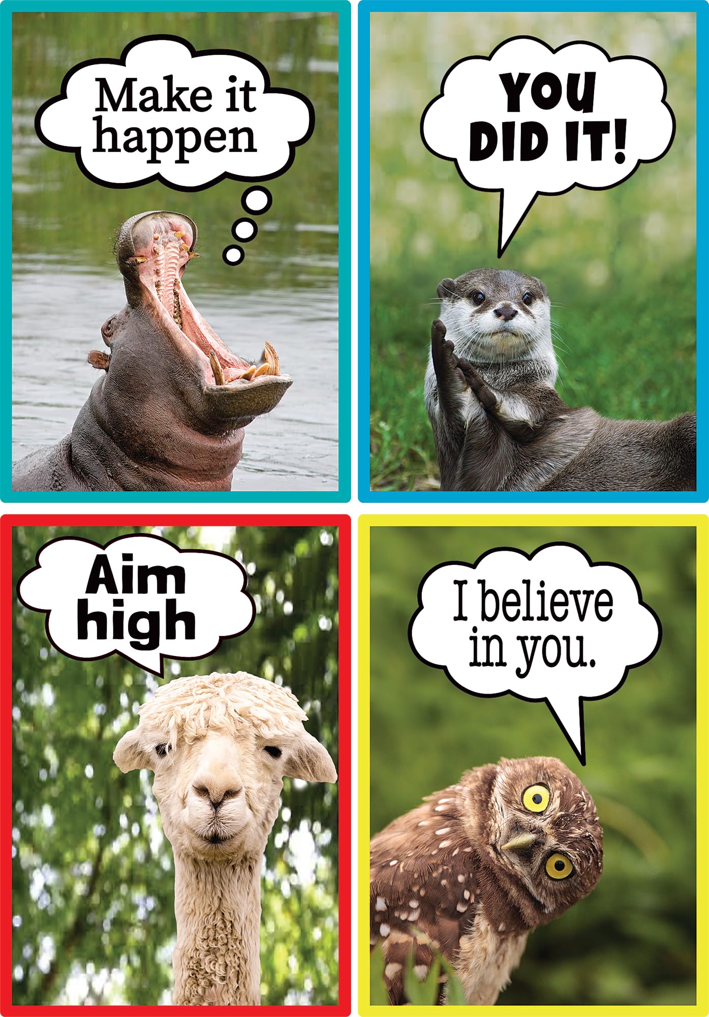 Teacher Created Resources Go Wild Animals Educational Poster Pack (TCR6824)