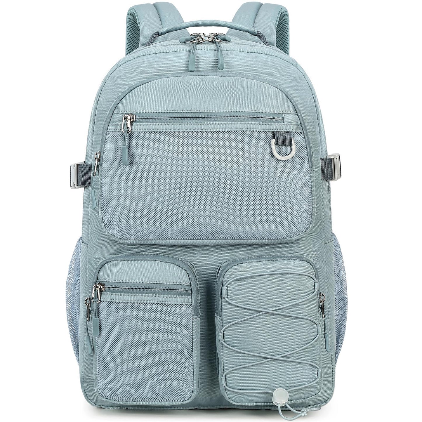 Lohol Water Resistant Backpack with Mulitiple Pockets for School Travel Outdoor College, 15.6 inch Laptop Daypack for Men and Women (Blue)