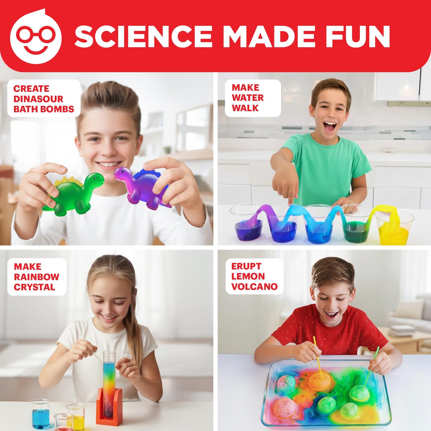 Doctor Jupiter Ultimate Science Kit, Chemistry Set for Kids Ages 8-10-12-14 | Birthday Gift Ideas for Boys & Girls 8,9,10+ Years Old | STEM Toy with 50+ Experiments | Learning & Educational Projects