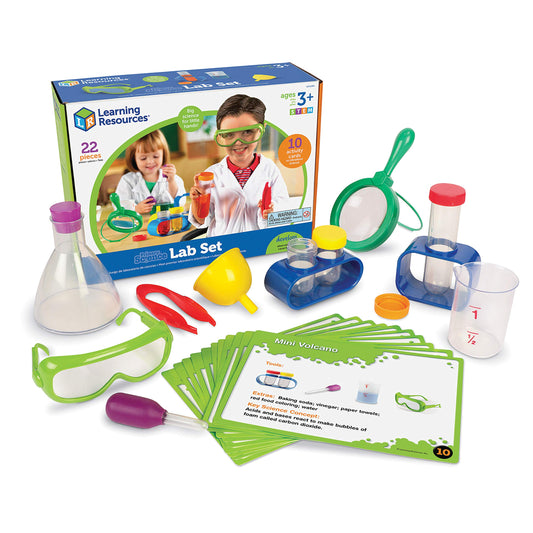 Learning Resources Primary Science Lab Activity Set - Experiments for Kids, Chemistry Toy, Pretend Play, STEM Projects, Classroom Must Haves, Teacher Supplies, Montessori Gifts for Boys and Girls