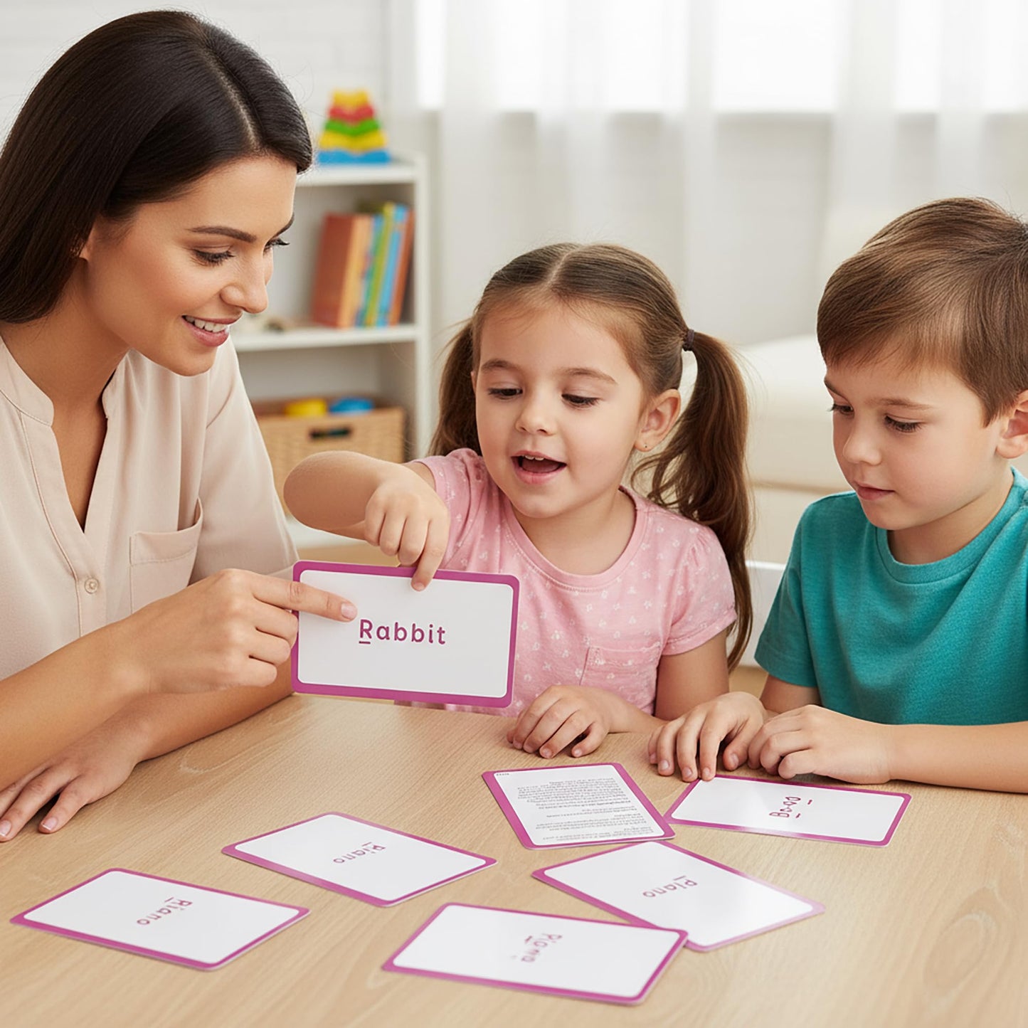 BAZIC Products Alphabet Flash Cards, with Picture ABCs Letters Uppercase Lowercase Flashcards (36/Pack), 72-Packs