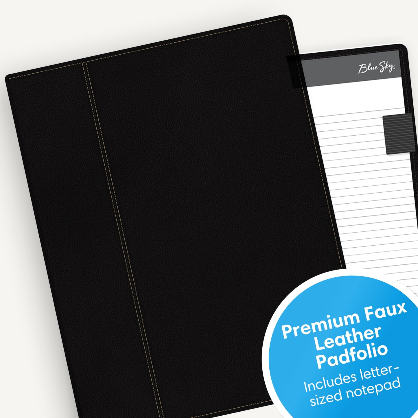 Blue Sky Professional Padfolio: Comprehensive Portfolio and Efficient Document Organizer, Ideal Business Accessory for Modern Professionals, 9.5" x 12"