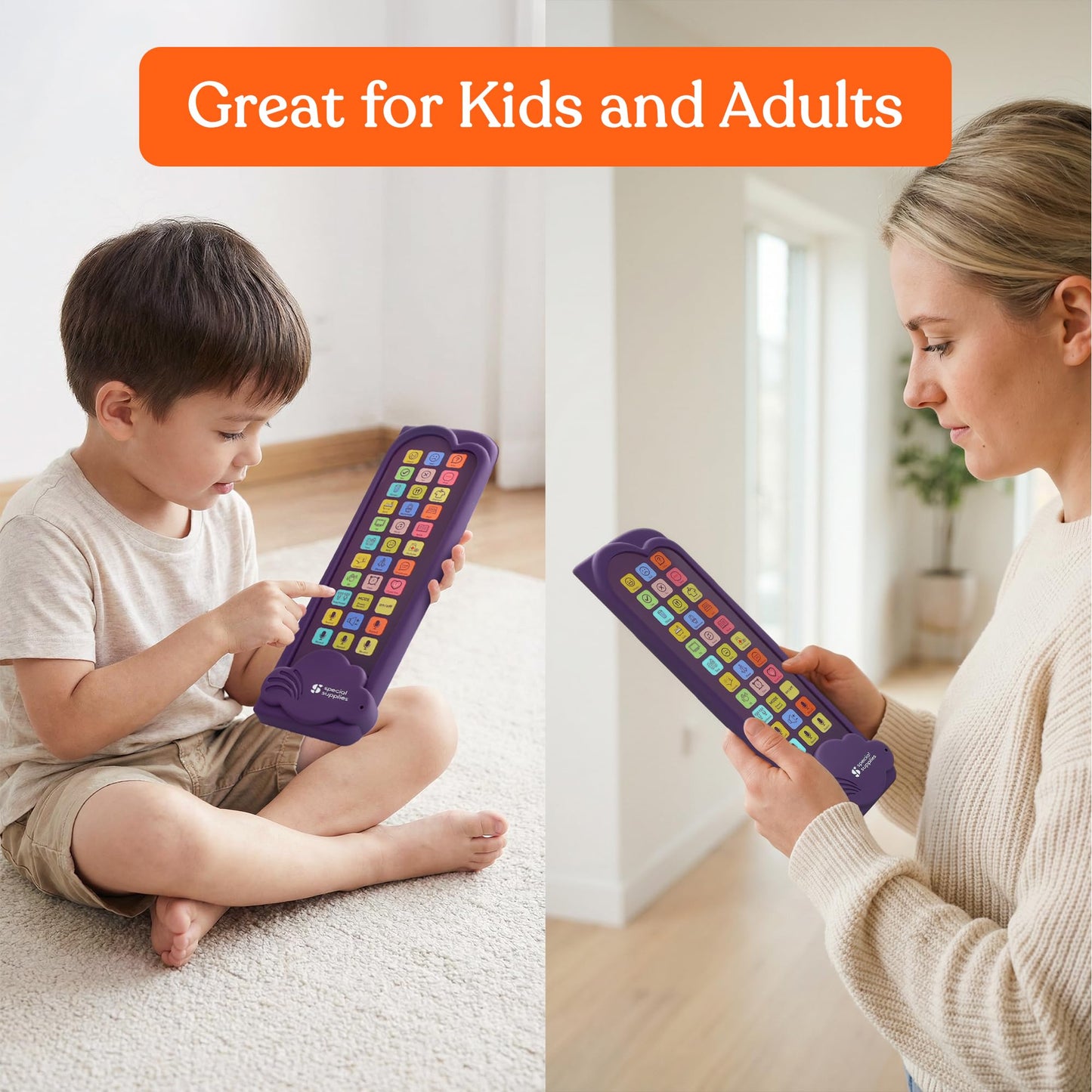 Special Supplies AAC Communication Device for Speech Therapy, Talker Buddy Communication Device for Non Verbal Kids & Adults, Talking Aids for Home or School + Travel Bag (Talker Buddy Cloud)
