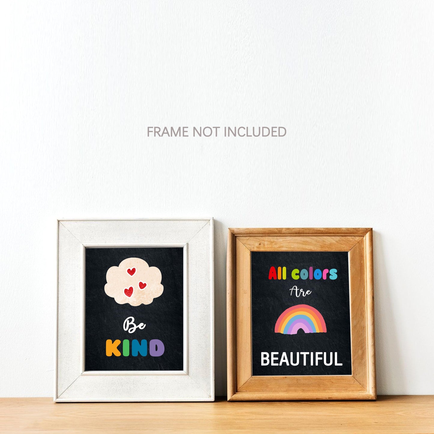 KDMAZH Kindness Diversity Posters - 6 Diversity Decorations for Elementary Classroom Decor, 8x10Inch, Unframed