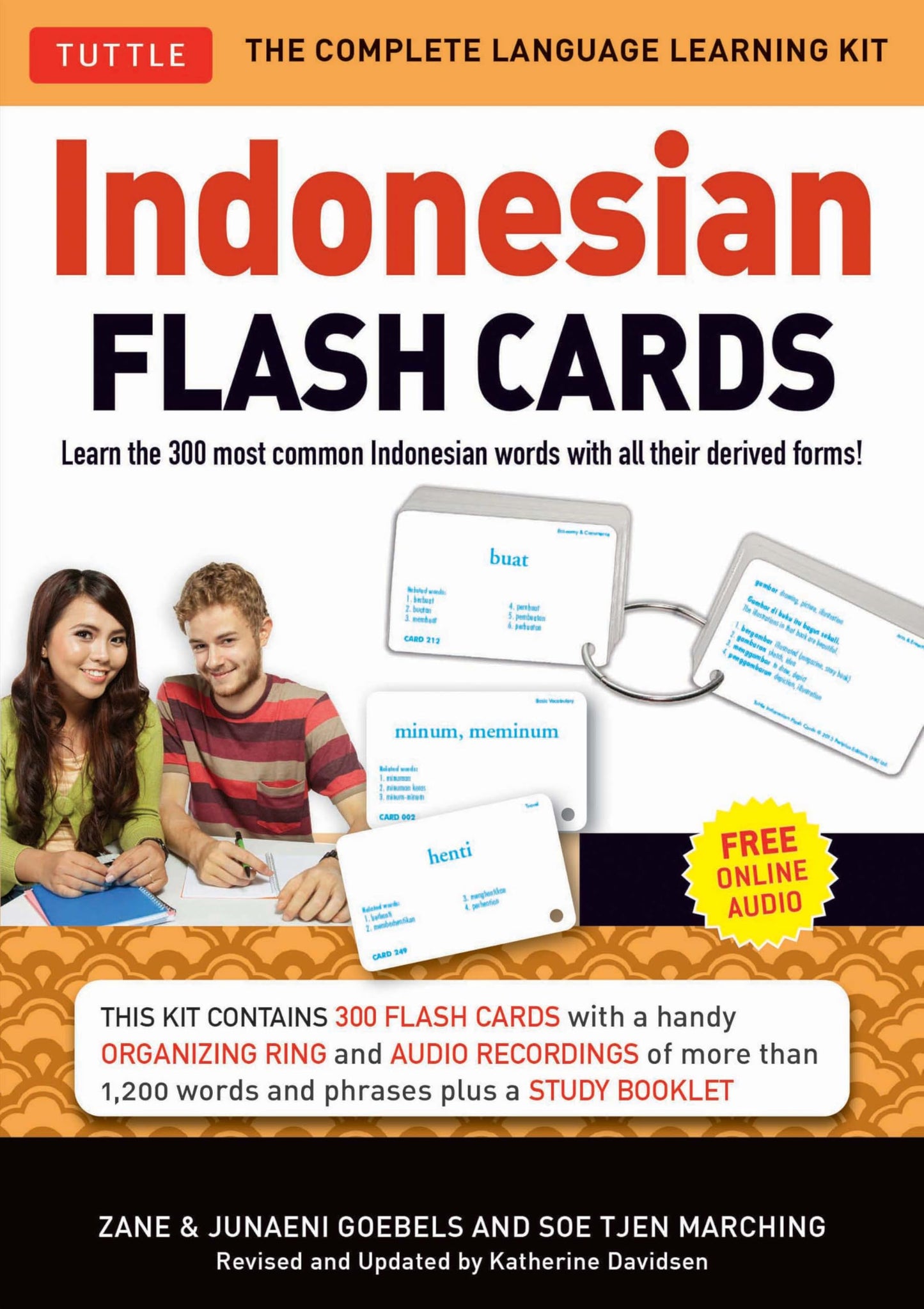 Indonesian Flash Cards: Learn the 300 most common Indonesian words with all their derived forms (Audio Included) (Tuttle Flash Cards)