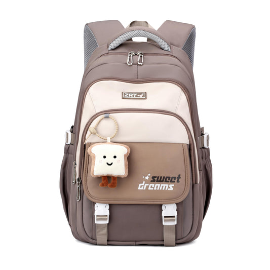 OKKID middle school backpack for girls cool school bags bookbag for teen girl big student laptop backpack kids travel daypack