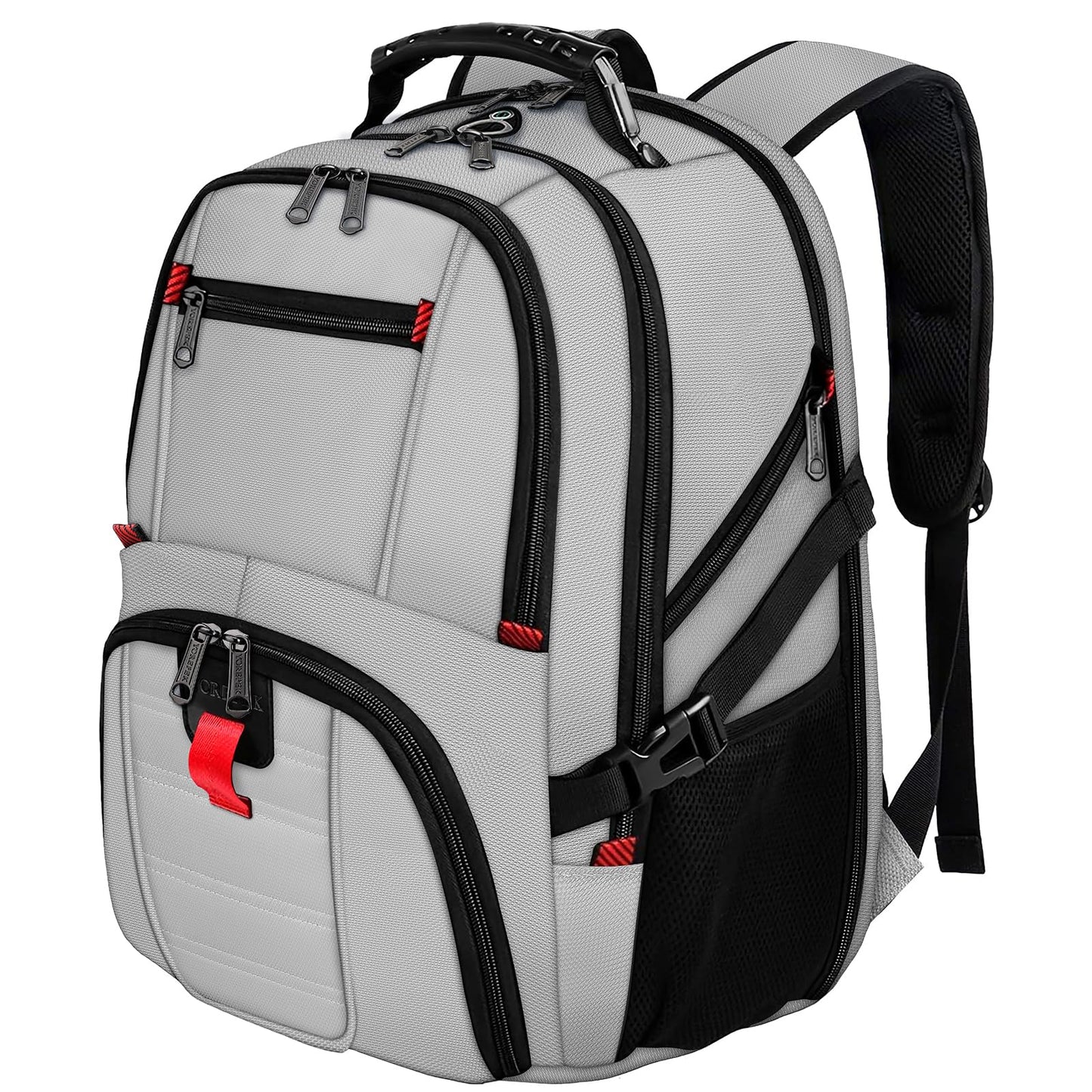 YOREPEK Large Backpack for Men, Extra Large Laptop Backpacks for Men Women, Water Resistant Travel Backpack Airline Approved Business Work Bag Fits 17 Inch Computer, Black