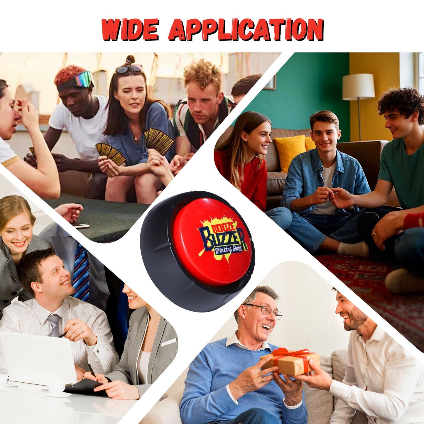 Loudmore Drinking Games for Adults Funny Party Interactive Game Button for Game Night Party Friends Play or Any Occasion 21st Birthday Gift & Party Starter