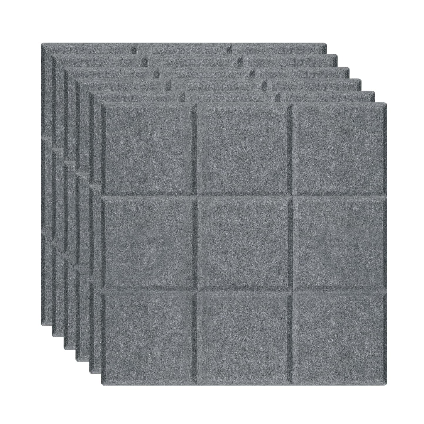 TCXBS Moonlight Gray Felt Bulletin Board Set - 6-Piece Wall Organization Panels | Versatile Decoration for Office, Home & Classroom (Moonlight Gray)