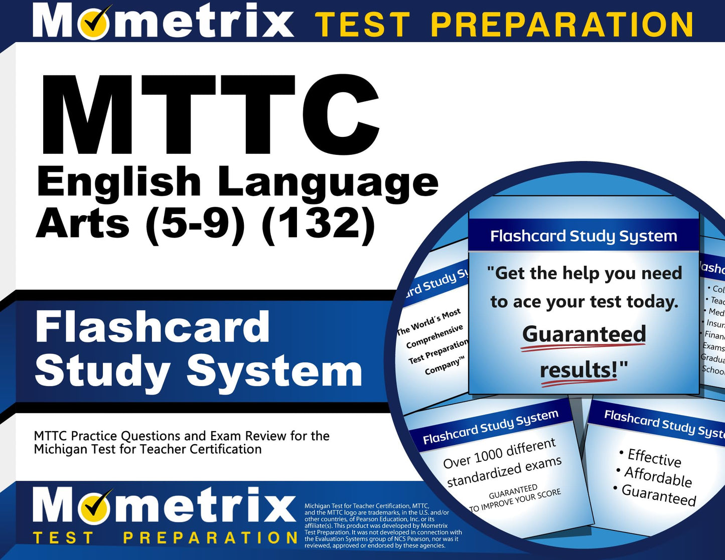 MTTC English Language Arts (5-9) (132) Flashcard Study System: MTTC Practice Questions and Exam Review for the Michigan Test for Teacher Certification
