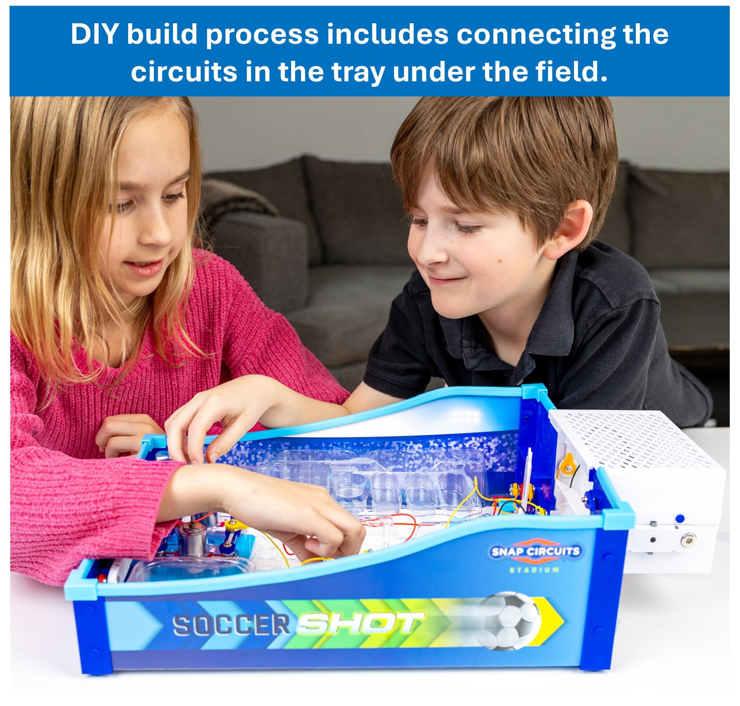SNAP CIRCUITS Soccer Shot | Soccer Game | 2-Player Game | Tabletop Game | STEM Toy | 7+ Years