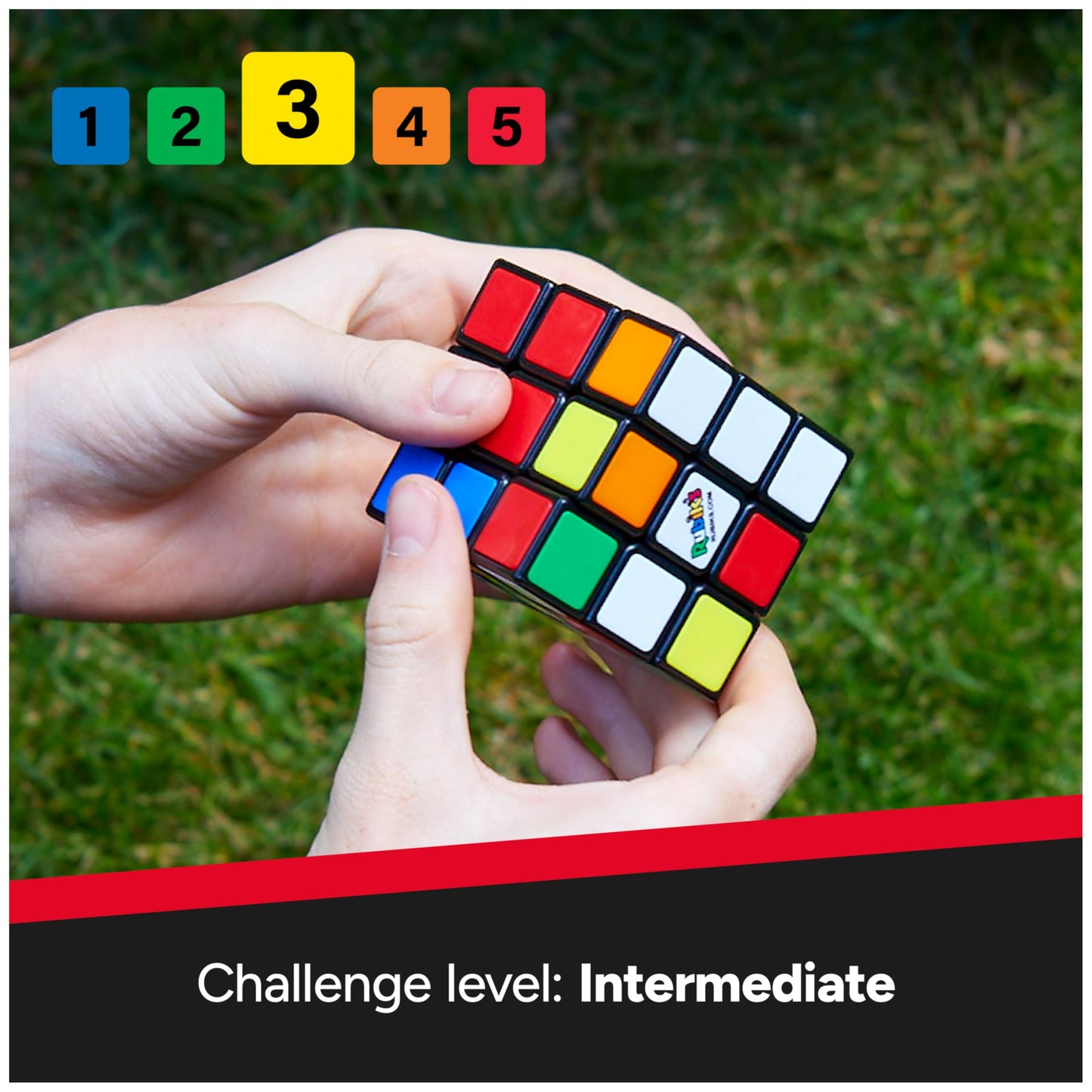 Rubik's Cube, The Original 3x3 Cube, Problem-Solving Brain Teaser, Color-Matching Puzzle, Fidget Toy, Sensory Puzzle, for Ages 8 & Up