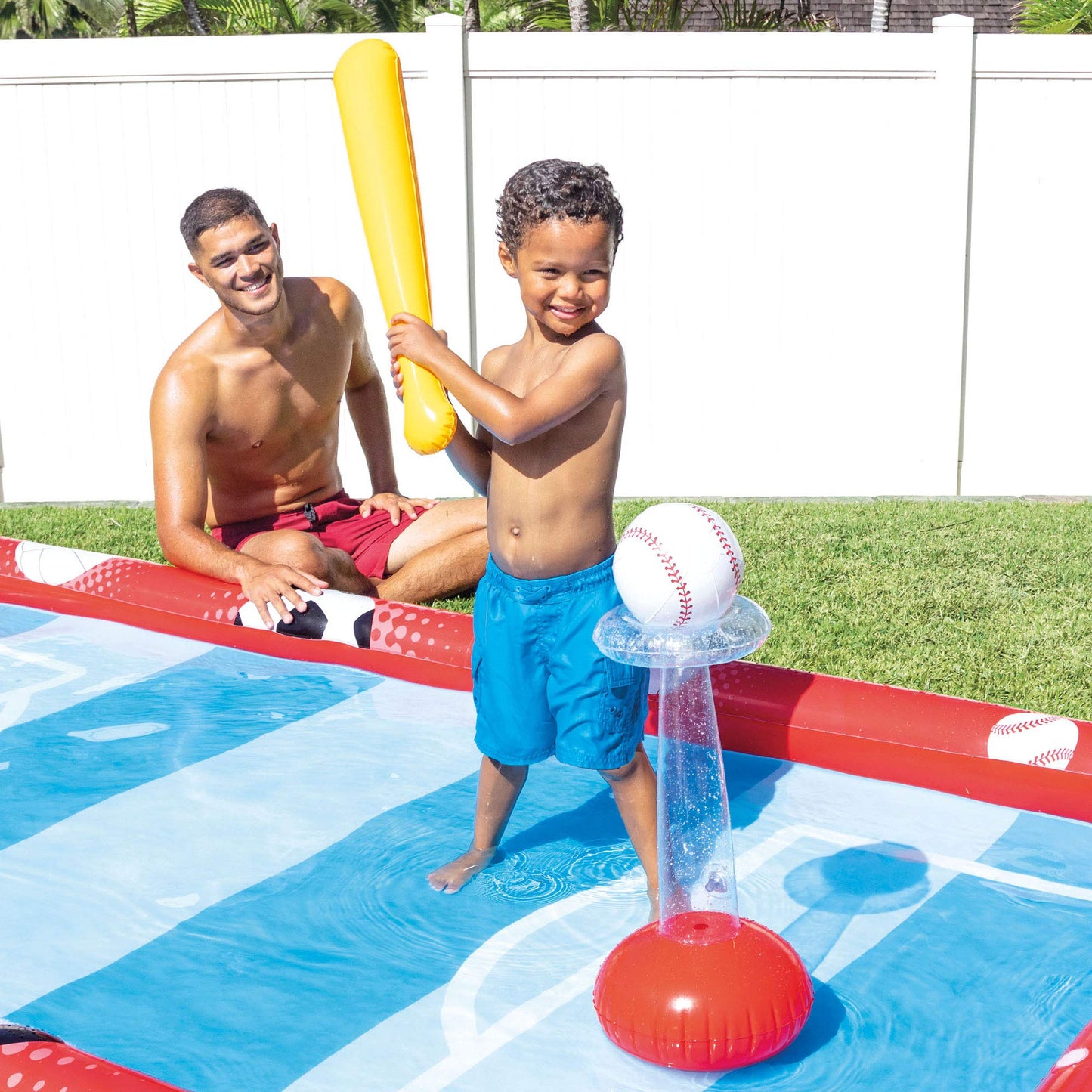 Intex Action Sports Play Center, 128in x 105in x 40in, for Ages 3+